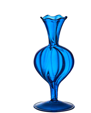 Miss Lizzie Bud Vase, Cobalt - Clements Fine Rugs